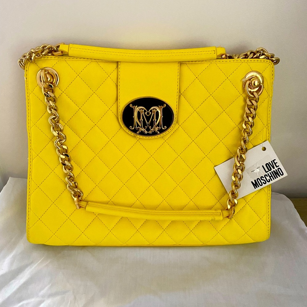 Spectacular Moschino Love bag from Italy!